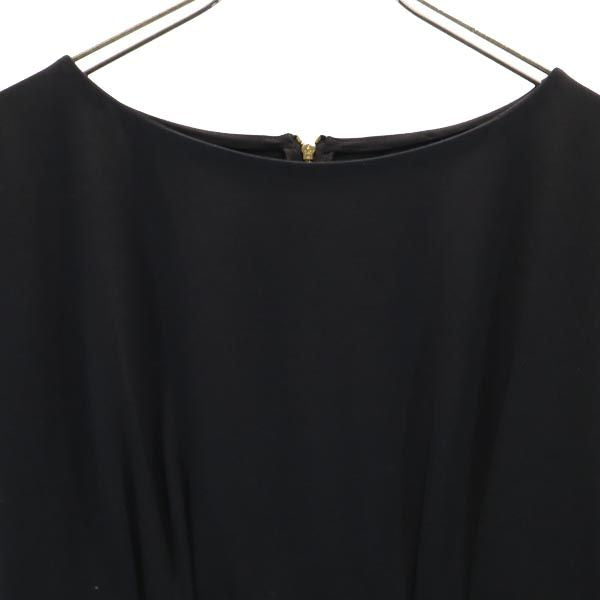 Kate Spade ケイトスペード ノースリーブ フレンチスリーブ ワンピース M ブラック レディース
