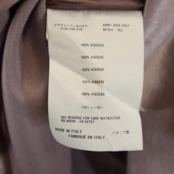 MIUMIU ミュウミュウ イタリア製 ノースリーブ ワンピース 40 ピンク系 レディース