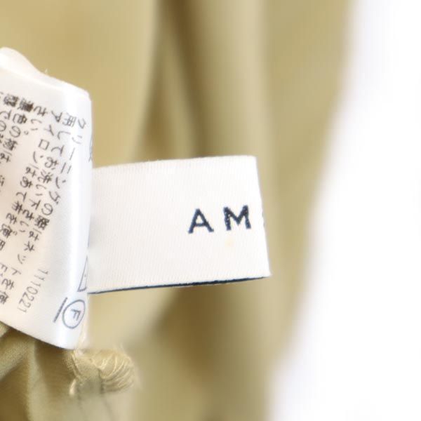 AMERI UNDRESSED アメリ 長袖 シアー ワンピース ベージュ系 レディース