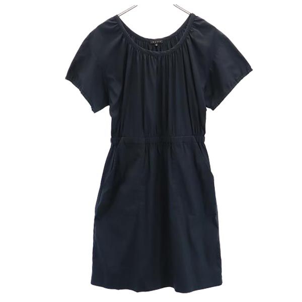 theory セオリー 半袖 ワンピース 2 ネイビー レディース