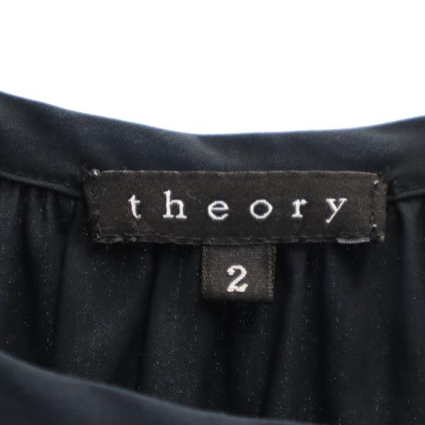 theory セオリー 半袖 ワンピース 2 ネイビー レディース