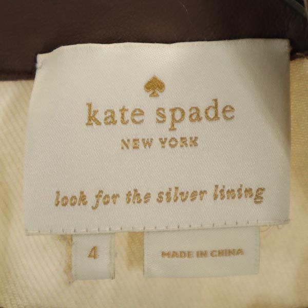 Kate Spade ケイトスペード ノースリーブ ワンピース 4 ベージュ系 レディース