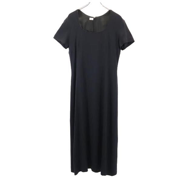 Paul Smith ポールスミス イタリア製 半袖 ワンピース 46 ブラック レディース