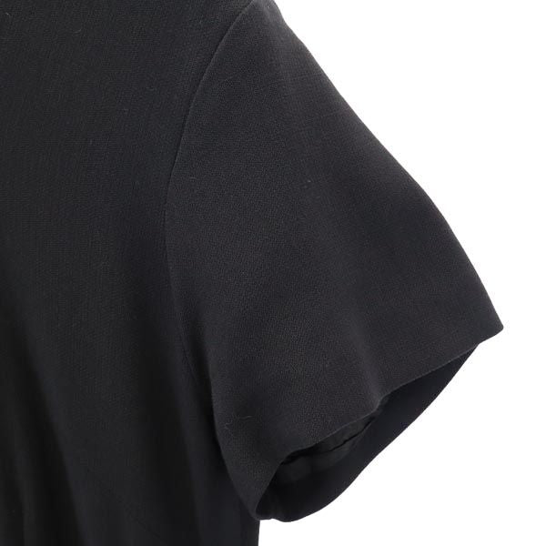 Paul Smith ポールスミス イタリア製 半袖 ワンピース 46 ブラック レディース