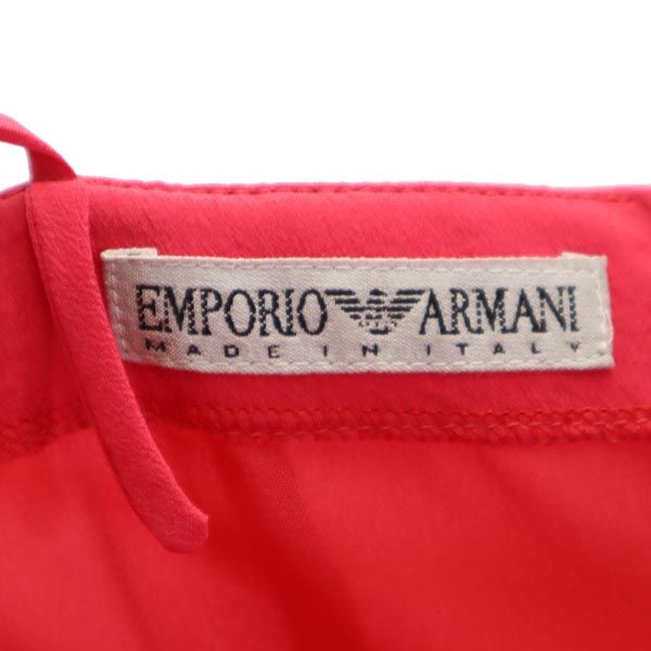 Emporio Armani エンポリオアルマーニ イタリア製 キャミワンピース 38 ピンク系 バックジップ レディース
