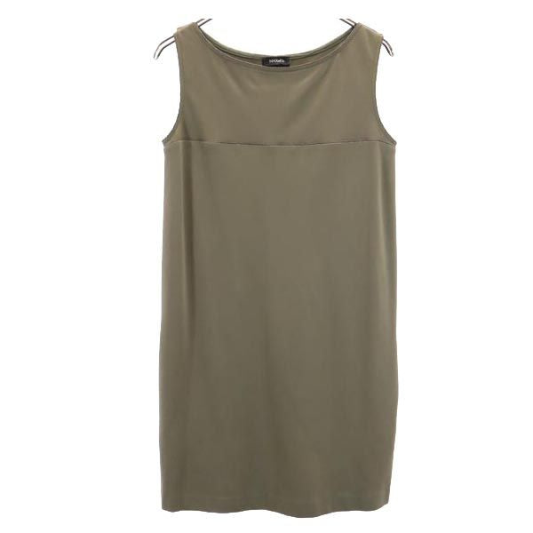 MAX&CO マックスアンドコー ノースリーブ ワンピース M オリーブ レディース