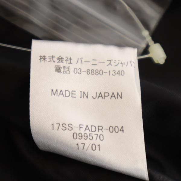 BARNEYS NEW YORK バーニーズ ニューヨーク 日本製 ノースリーブ ワンピース 38 ブラック レディース