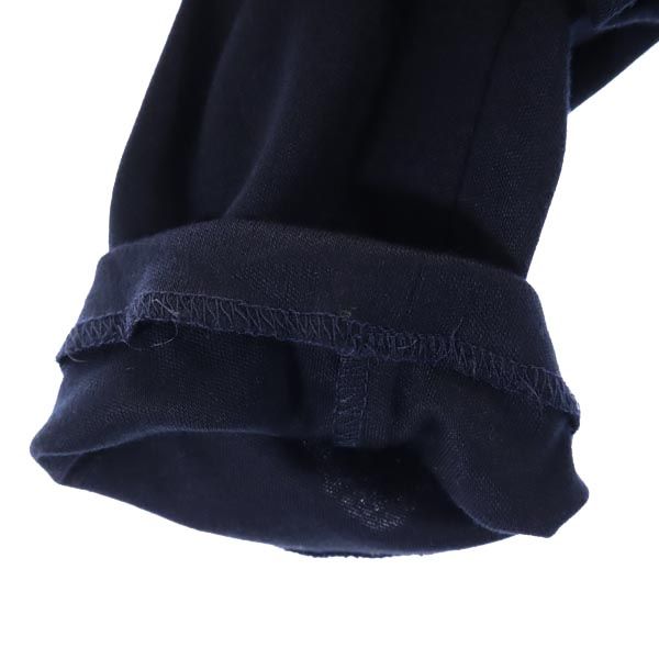 Yohji Yamamoto ヨウジヤマモト 7分袖 ワンピース ネイビー レディース