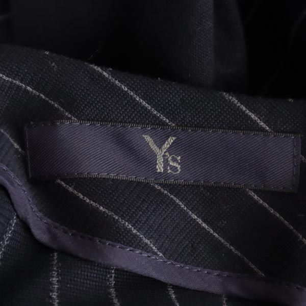 Yohji Yamamoto ヨウジヤマモト 7分袖 ワンピース ネイビー レディース