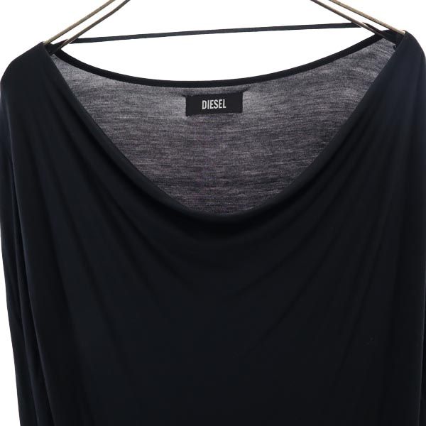 DIESEL ディーゼル 長袖 ワンピース ブラック レディース