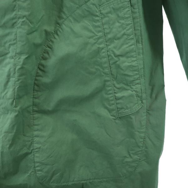 未使用 OMNIGOD オムニゴッド コットン ロングコート 4 グリーン メンズ