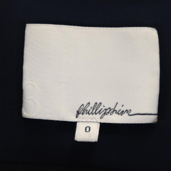 3.1 Phillip Lim 3.1フィリップリム 半袖 ワンピース 0 濃紺 レディース