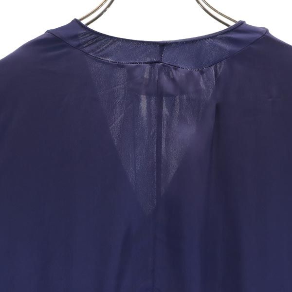 未使用 MARNI マルニ 7分袖 ワンピース 38 ネイビー レディース