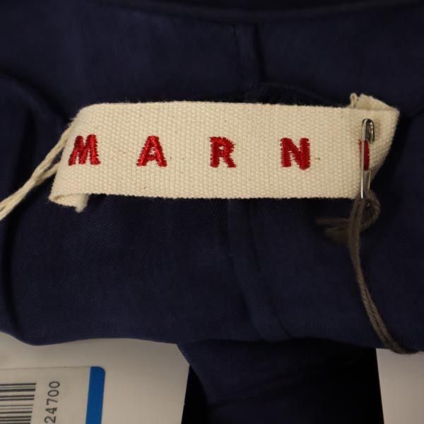未使用 MARNI マルニ 7分袖 ワンピース 38 ネイビー レディース