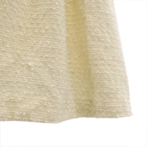 TOCCA トッカ 日本製 ウールブレンド ショートスリーブ 半袖 フレンチスリーブ ワンピース 4 アイボリー バックジップ レディース