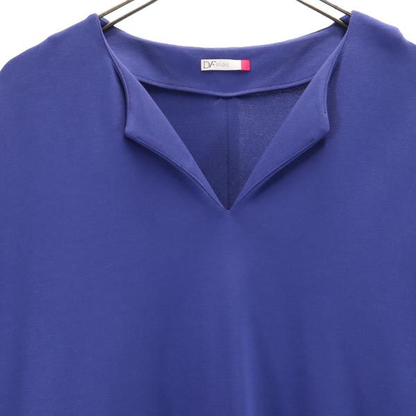 DIANE VON FURSTENBERG ダイアンフォンファステンバーグ スタジオ 日本製 ノースリーブ ワンピース 0 ブルー系 レディース