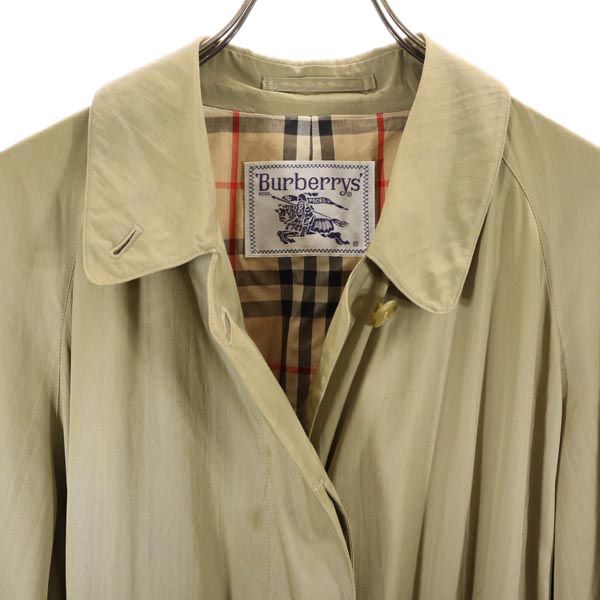 Burberrys バーバリーズ 90s オールド ステンカラーコート 9A3 ベージュ レディース