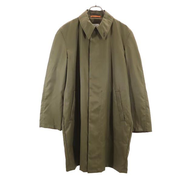 Paul Smith ポールスミス 日本製 ナイロン ステンカラーコート M カーキ メンズ