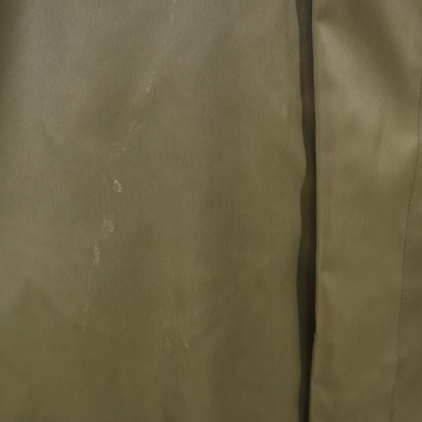 Paul Smith ポールスミス 日本製 ナイロン ステンカラーコート M カーキ メンズ