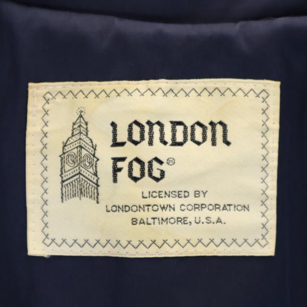LONDON FOG ロンドンフォグ ステンカラーコート ネイビー系 レディース