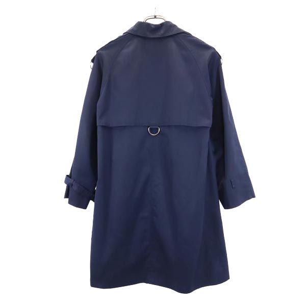 LONDON FOG ロンドンフォグ ステンカラーコート ネイビー系 レディース