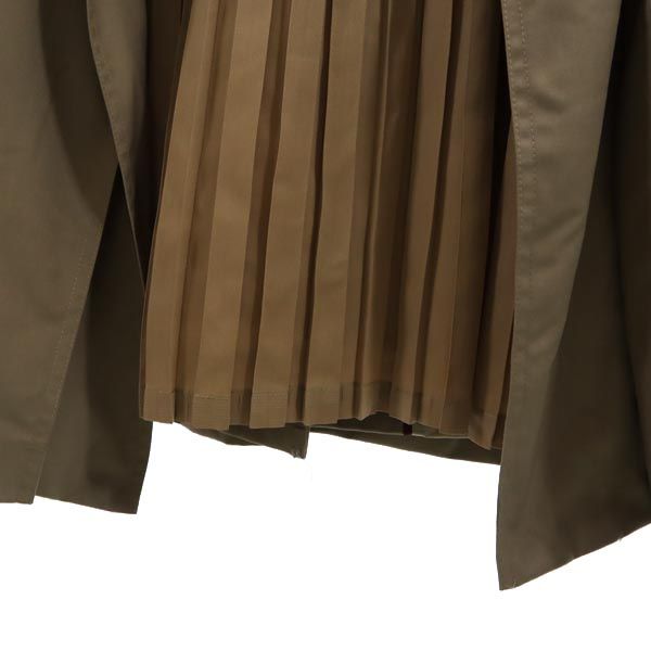 AMERI UNDRESSED アメリ 切替デザイン 切替デザイン トレンチコート ベージュ レディース