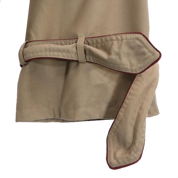 AMERI UNDRESSED アメリ 切替デザイン 切替デザイン トレンチコート ベージュ レディース