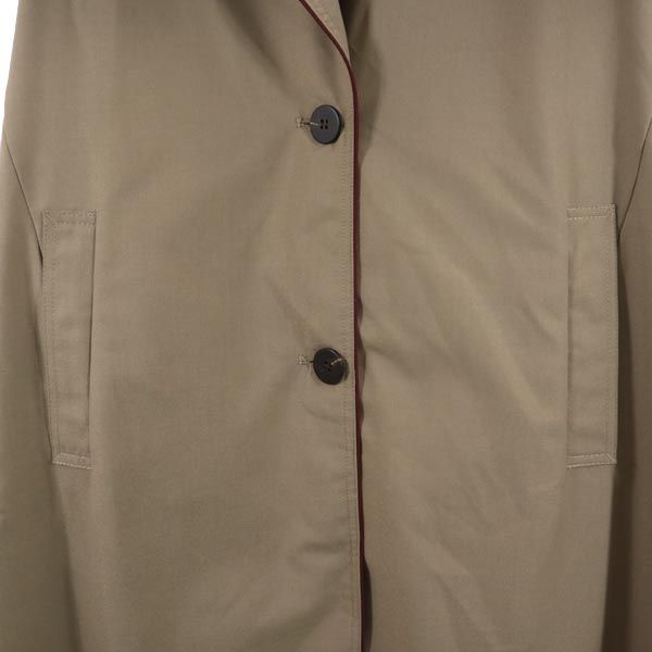 AMERI UNDRESSED アメリ 切替デザイン 切替デザイン トレンチコート ベージュ レディース