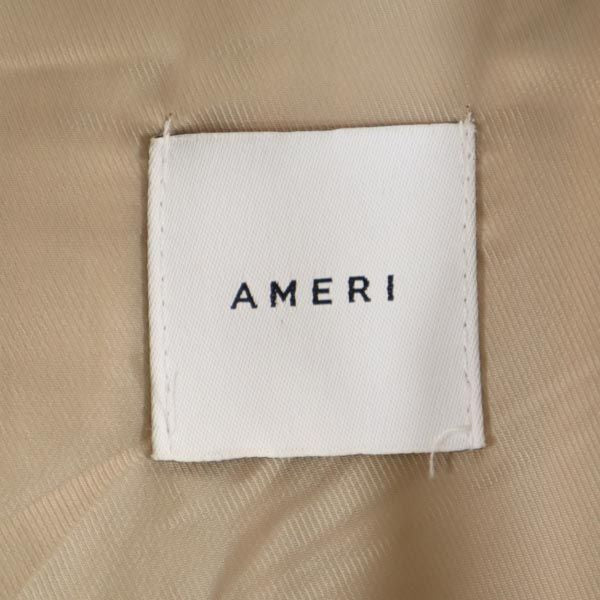 AMERI UNDRESSED アメリ 切替デザイン 切替デザイン トレンチコート ベージュ レディース