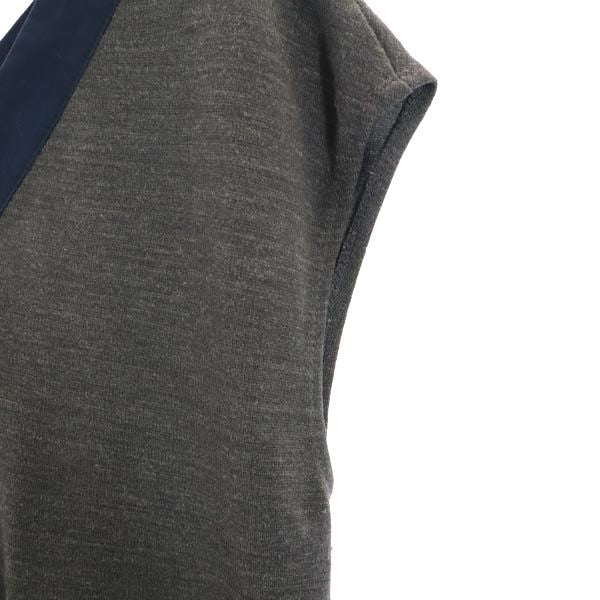 SEE BY CHLOE シーバイクロエ 半袖 ワンピース 38 グレー バックリボン レディース