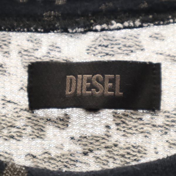 DIESEL ディーゼル 総柄 長袖 ワンピース S グレー系 レディース