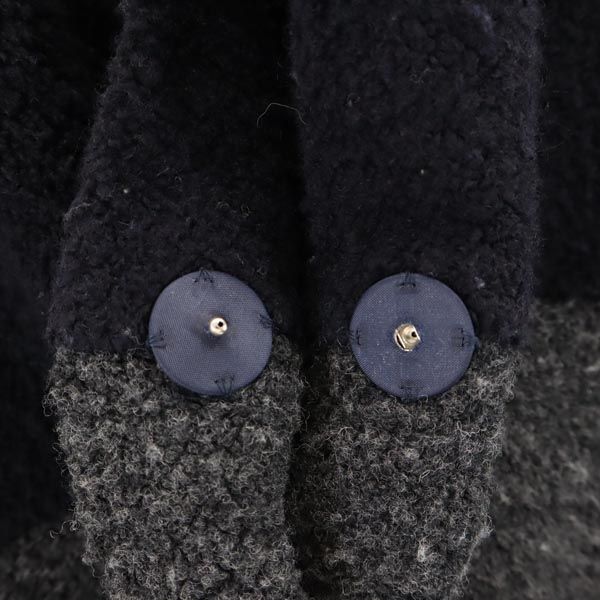 PS Paul Smith ピーエスポールスミス ウールブレンド 長袖 ノーカラーコート S グレー系 レディース