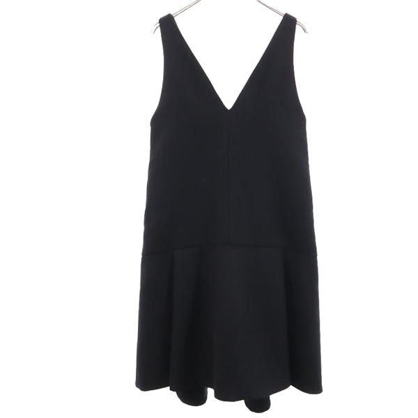 ADORE アドーア キャミワンピース 38 ブラック系 バックジップ レディース