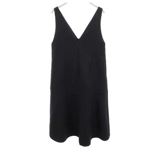 ADORE アドーア キャミワンピース 38 ブラック系 バックジップ レディース