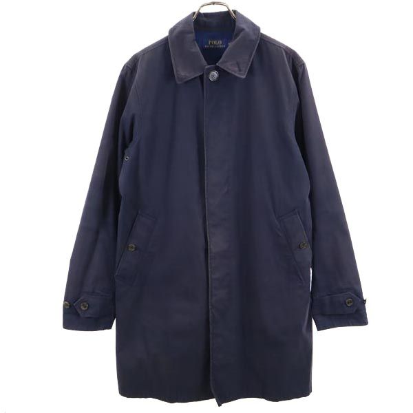 POLO RALPH LAUREN ポロラルフローレン ステンカラーコート S ネイビー メンズ