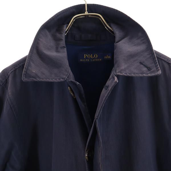 POLO RALPH LAUREN ポロラルフローレン ステンカラーコート S ネイビー メンズ