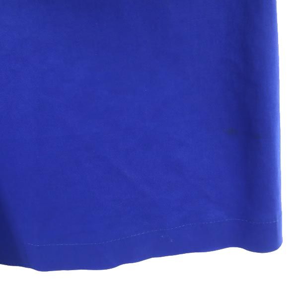 Mackintosh マッキントッシュ 英国製 ステンカラーコート 32 青 ゴム引き レディース