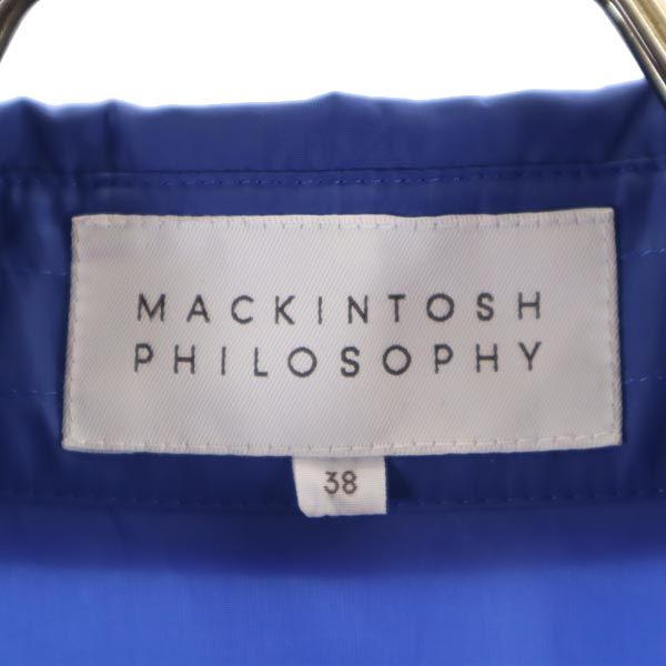 MACKINTOSH PHILOSOPHY マッキントッシュフィロソフィー 三陽商会 トレンチコート 38 ブルー系 レディース