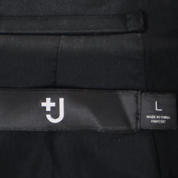 UNIQLO +J ユニクロ プラスジェイ トレンチコート L ブラック レディース