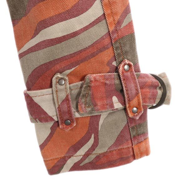 Michael Kors マイケルコース 総柄 トレンチコート S レッド系 レディース