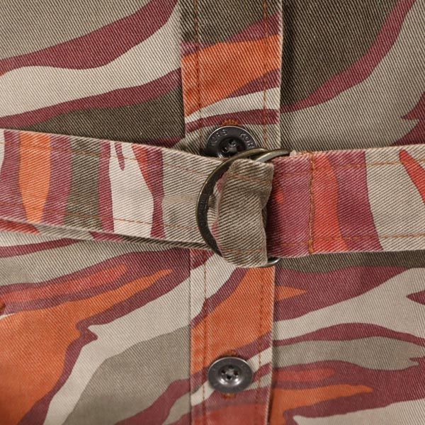 Michael Kors マイケルコース 総柄 トレンチコート S レッド系 レディース