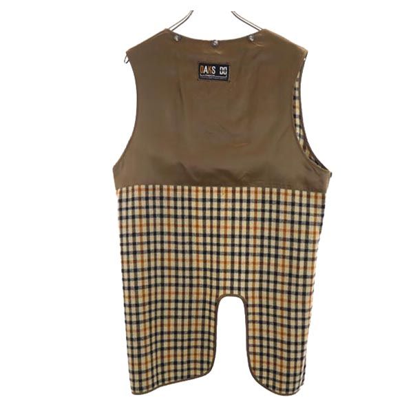 ダックス 日本製 ジャケット ベージュ×ブラウン DAKS ライナー メンズ