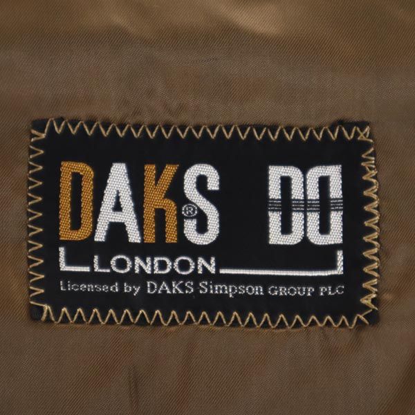 ダックス 日本製 ジャケット ベージュ×ブラウン DAKS ライナー メンズ