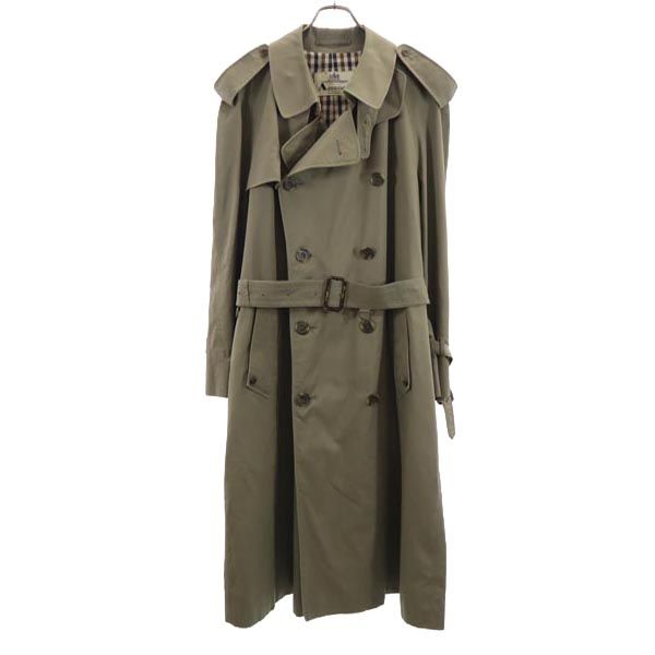 Aquascutum アクアスキュータム 英国製 トレンチコート カーキ系 メンズ
