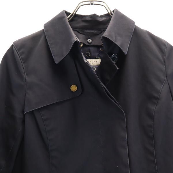 MACKINTOSH PHILOSOPHY マッキントッシュフィロソフィー 日本製 三陽商会 トレンチコート 36 ネイビー ライナー レディース