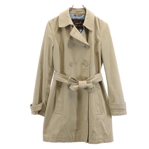 COACH コーチ RN132154 トレンチコート S/P ベージュ レディース