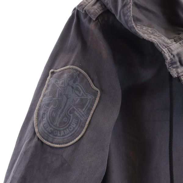 ヒステリック 日本製 ハーフジップ モッズコート FREE グレー系 HYSTERIC ミリタリー プルオーバー レディース