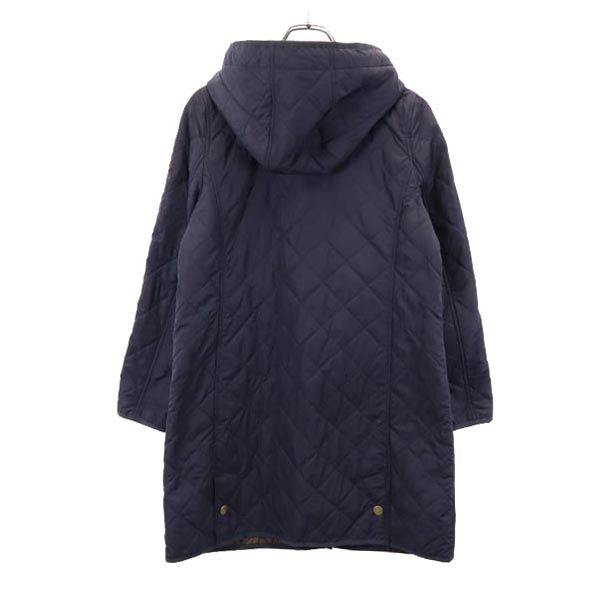 MACKINTOSH PHILOSOPHY マッキントッシュフィロソフィー 三陽商会 キルティングジャケット 36 パープル フード レディース