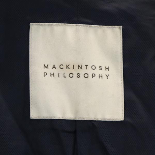 MACKINTOSH PHILOSOPHY マッキントッシュフィロソフィー ステンカラーコート 38 ネイビー 三陽商会 メンズ