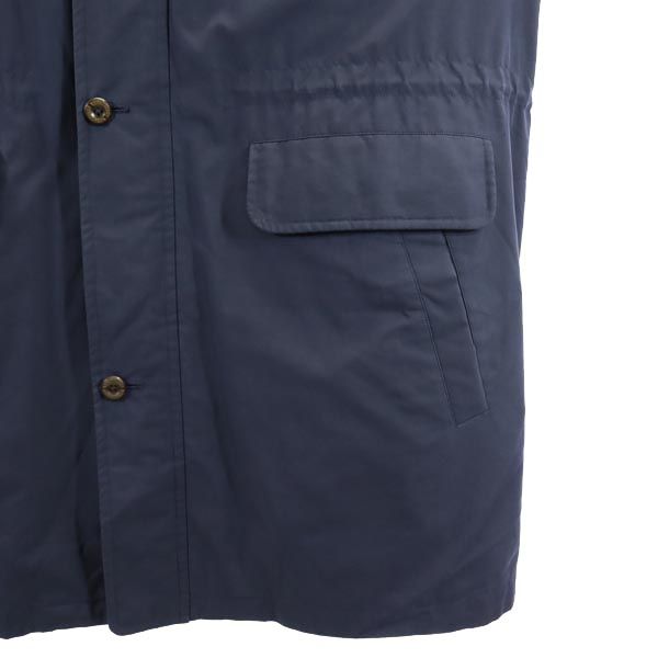 Burberrys バーバリーズ 90s 日本製 ダウンライナー付き オールド ステンカラーコート LA ネイビー 三陽商会 メンズ